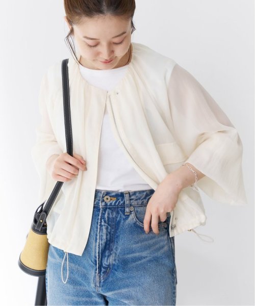 シアーオーガンジーブルゾン 