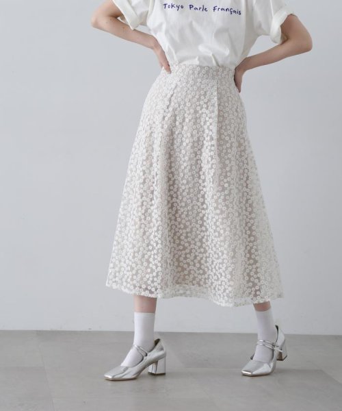 セール】フラワーレースフレアスカート《S Size Line》(506318483  