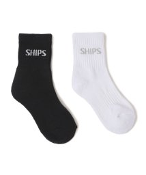SHIPS KIDS/SHIPS KIDS:2P ロゴ ソックス/506319988