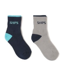 SHIPS KIDS/SHIPS KIDS:2P ロゴ ソックス/506319988
