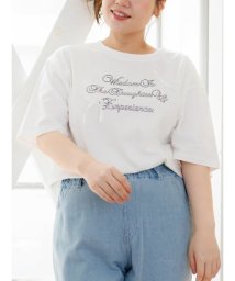 Re-J＆SUPURE/サテンリボンロゴTシャツ/506320623