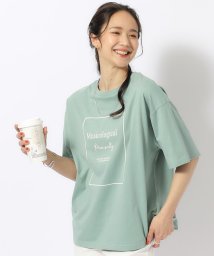 SHOO・LA・RUE/【洗える/プチプラ/綿100％】グラフィック半袖ゆるTシャツ/506320739
