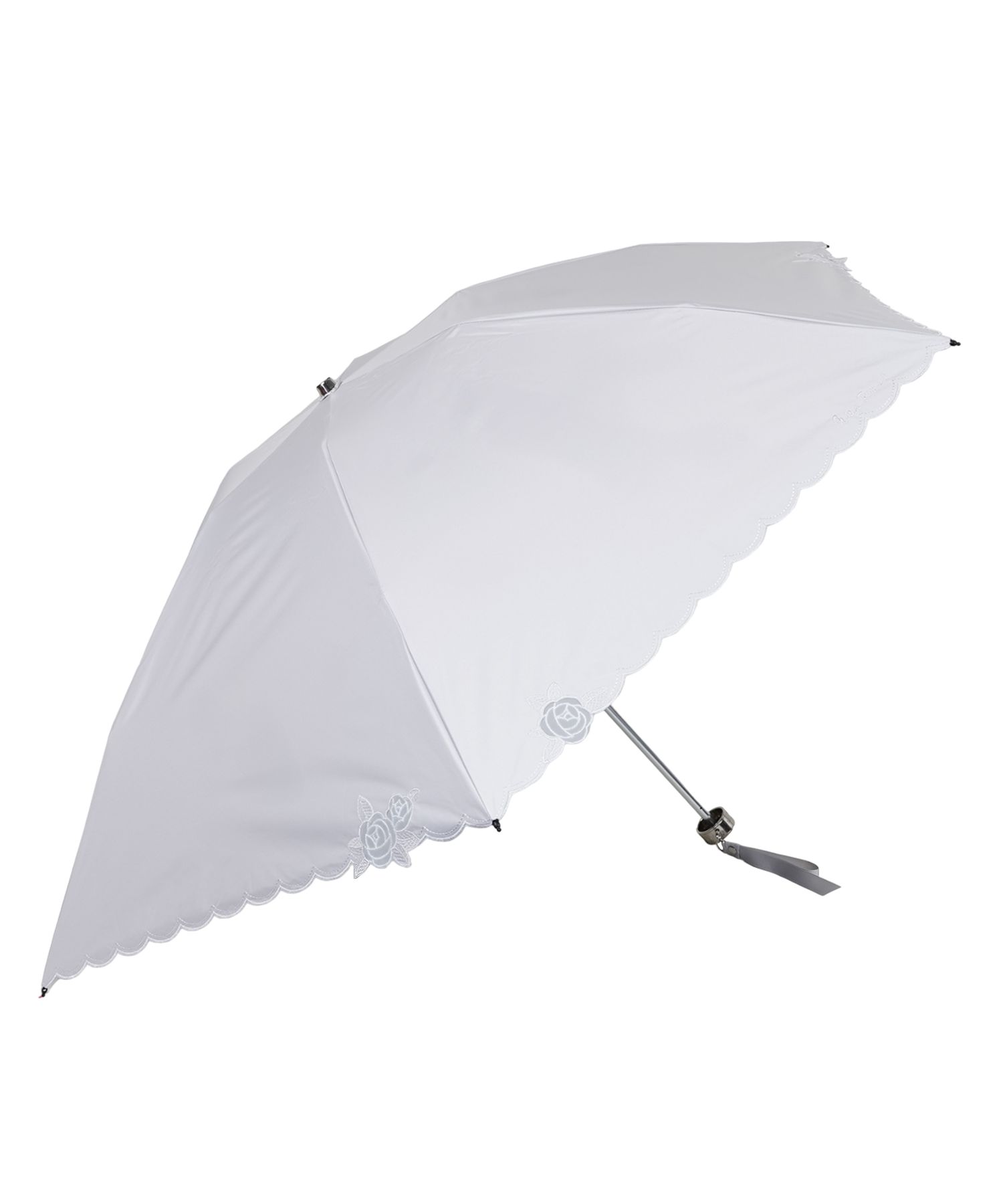 ☆ニナリッチ☆日傘 折り畳みサマーシールドホワイト新品