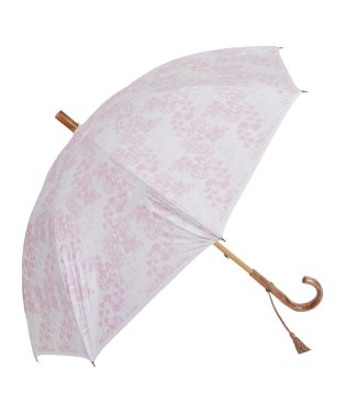 PREMIUM WHITE/プレミアムホワイト PREMIUM WHITE 日傘 長傘 晴雨兼用 軽量 雨傘 レディース 50cm UVカット 紫外線対策 軽量 ディアフラワー柄 軽量 3/506321632