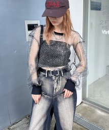 PAL OUTLET/【WHO'S WHO gallery】キラキラメッシュトップス/506321728