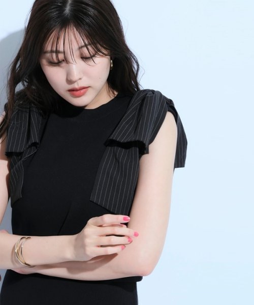 ショルダーリボンニット 予めご了承ください