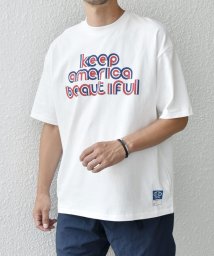 SHIPS any MEN/【SHIPS any別注】HANDTEX: SPORTS MIND ロゴ プリント Tシャツ◆/506323497