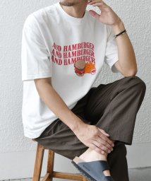 SHIPS any MEN/【SHIPS any別注】HANDTEX: NOT AMERICAN FOOD？ ロゴ プリント Tシャツ◇/506323498