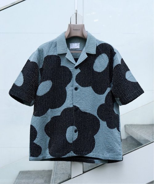 mii (ミイ) for BOUCLE BIG FLOWER カンタオープンカラーシャツ mii ミイ