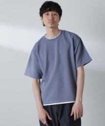 nano・universe/ガーターフェイクレイヤードTシャツ 半袖/506106446