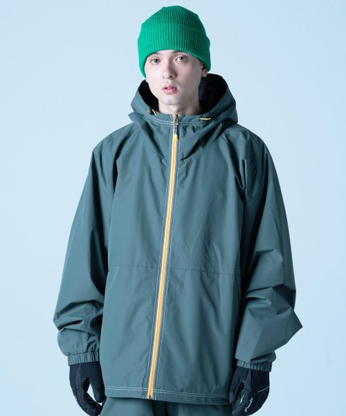 inhabitant(inhabitant)/inhabitant(インハビタント)RETRO STREET JACKET/ジャケット/スノー/耐水/撥水/スノーボード/スキーウェア/グリーン