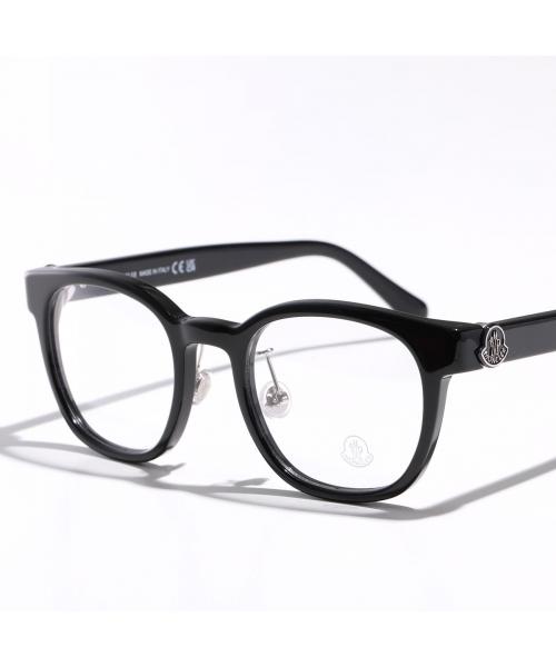 MONCLER メガネ ML5201－D ウェリントン型 黒縁 めがね・サングラス