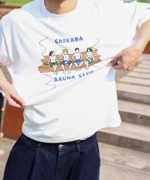 ZIP FIVE/CHIKABA SAUNA CLUB　半袖Tシャツ/506345351