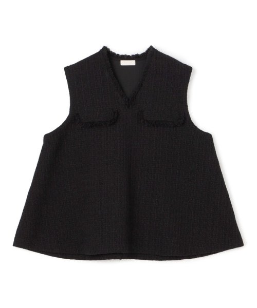 【WEB先行予約】ソフトシャイニーブークレー Aラインプルオーバー 