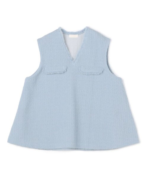 【WEB先行予約】ソフトシャイニーブークレー Aラインプルオーバー 