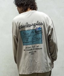 Mark Gonzales/MARK GONZALES ARTWORK COLLECTION(マーク ゴンザレス)バックプリントロングTシャツ/4type/4colors/506291324