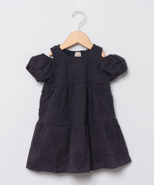 セール】 プティマイン(petit main) |お花レースワンピース(506291770  