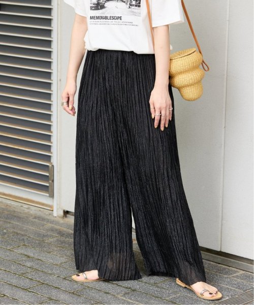 【一部WEB限定カラー】ラメ楊柳クレープパンツ 【一部WEB限定カラー】ラメ楊柳クレープパンツ 日本国内発送・最短翌日お届けの商品写真