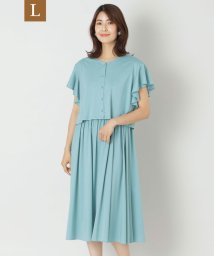 TO BE CHIC(L SIZE)/【L】プレーティング天竺 4WAYカットソーワンピース/506271004