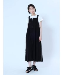LASUD/サイドラインジャンパースカート（black）/506357473