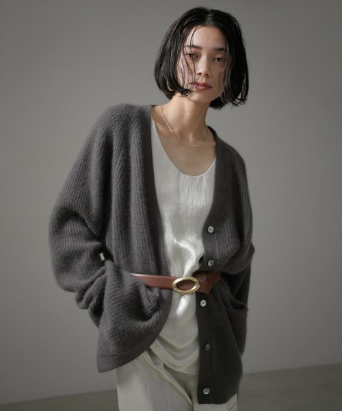 FOX WOOL片畦Vネックニットカーディガン R1676269455(12870円)