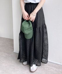 reca/刺繍レース斜め切替スカート(p263092)/506358586