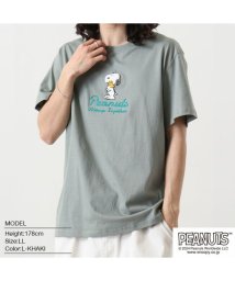  PEANUTS/スヌーピー ピーナッツ Tシャツ 半袖 刺繍 ウッドストック SNOOPY PEANUTS/506057517