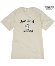  PEANUTS/スヌーピー ピーナッツ ジョークール 半袖 Tシャツ 刺繍 SNOOPY PEANUTS JOE COOL/506058298