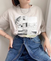 fredy emue/シルケットRESORT PHOTO Tシャツ/506289712