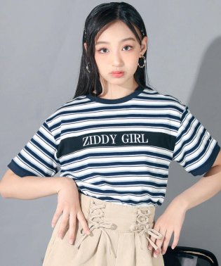 ZIDDY/マルチボーダーTシャツ(130~160cm)/506357432