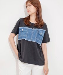 JAYRO/デニム切替Tシャツ/506361583