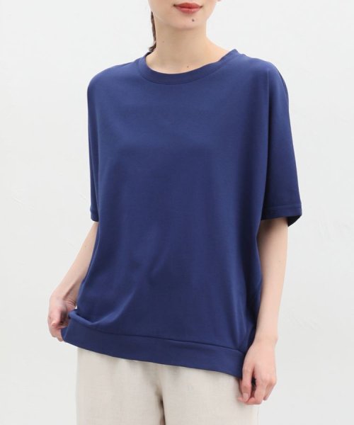きれいめドルマンＴシャツ トップス Ｔシャツ レディース 半袖 ハニさら 接触冷感 人気・おすすめ｜使いやすい・旅行におすすめ 品質保証 全国発送 日本国内発送・最短翌日お届け