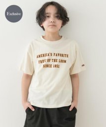URBAN RESEARCH DOORS（Kids）/『別注』FRUIT OF THE LOOM×DOORS　ロゴプリントTシャツ(KIDS)/506366894