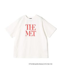 SHIPS Colors WOMEN/SHIPS Colors:THE MET コラボ ロゴ プリントTシャツ/506366940