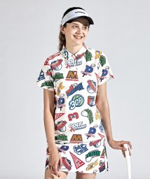 Munsingwear/【ENVOY|3Colors Penguin logo】SUNSCREEN総柄ロゴパッチパターンプリントシャツ/505987250