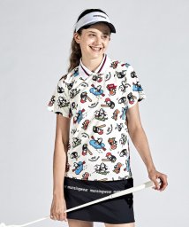 Munsingwear/【ENVOY|3Colors Penguin logo】SUNSCREEN ACTION 3CP PENGUIN PATTERNプリントシャツ/505987251