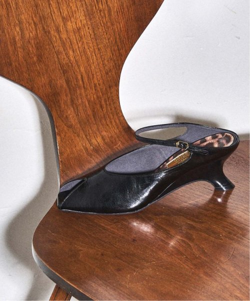 《予約》GRISE6cmピープトゥストラップミュール シューズ サンダル RI1401297200(10725円)