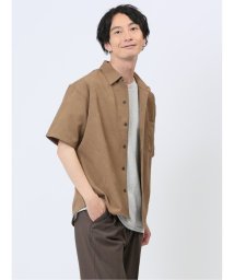 TAKA-Q/パナマジャガード レギュラーカラー半袖シャツ/506372363
