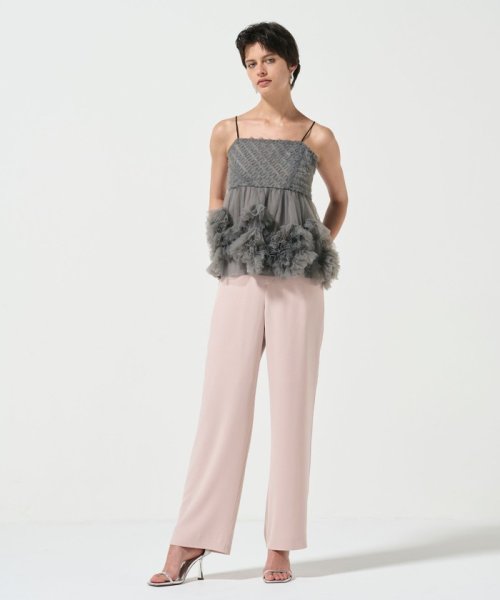 チュールフリルキャミソール トップス キャミソール・ベアトップ UO1680658188(12870円)