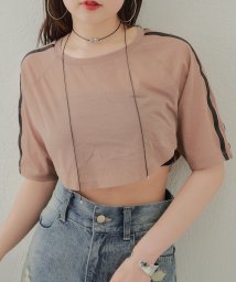 PAL OUTLET/【Chico】シアーラインTシャツ/506374789