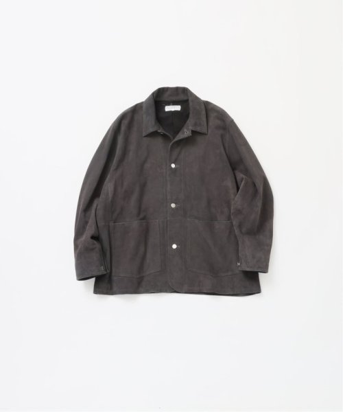 《予約》【FOLL / フォル】washed suede coverall jacket FOLL