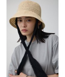 AZUL by moussy/シアーボーダーバケットハット/506382878