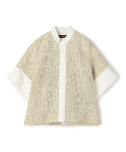 CABaN ストローヤーン ワイドカフスシャツ ワイドカフスシャツ ストローヤーン CABaN DG2258606008(17424円)