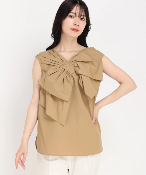 ビッグリボンブラウス 