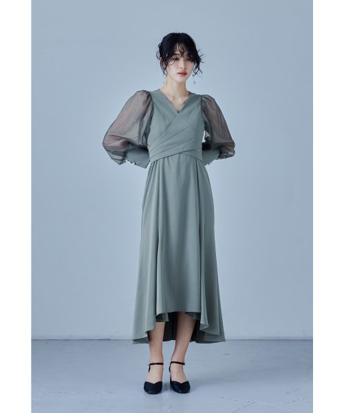 niana ニアナ クロスデザインブラウスセットドレス パーティードレス  