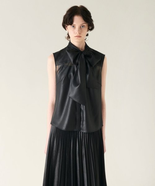 チンツボウタイノースリーブブラウス 