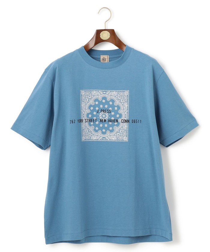 KING SIZE】ペイズリーバンダナプリントTシャツ(506408949