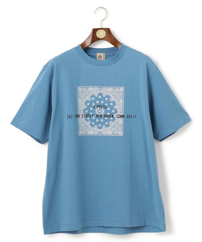 KING SIZE】ペイズリーバンダナプリントTシャツ(506408949)｜HANKYU 
