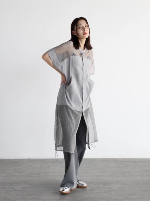 メッシュドッキングロングシャツ 人気・おすすめ｜使いやすい・旅行におすすめ 品質保証 全国発送 在庫限り