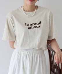 BLUEEAST/le grand amore刺繍Tシャツ/506413039